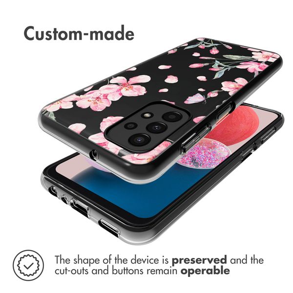 imoshion Design Hülle für das Samsung Galaxy A13 (4G) - Blossom Watercolor