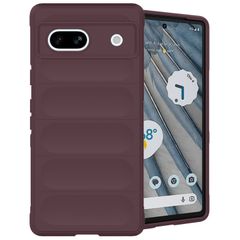 imoshion EasyGrip Back Cover für das Google Pixel 7a - Aubergine