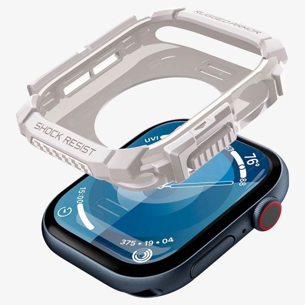 Spigen Rugged Armor™ Hülle für die Apple Watch Series 10 / 11 - 46 mm - Dune Beige