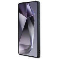 Guess 4G Metal Logo Back Cover mit Glitter Samsung Galaxy S25 Ultra - Rosa