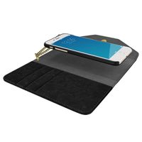 iDeal of Sweden Mayfair Clutch Velvet Schwarz für das Samsung Galaxy S10