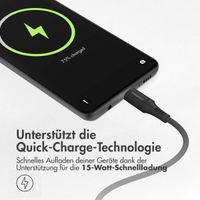 imoshion Braided USB-C-zu-USB-C Kabel- 2 Meter - Schwarz