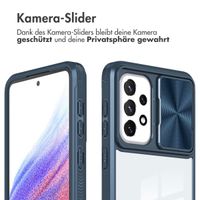 imoshion Back Cover mit Kameraschieber für das Samsung Galaxy A53 - Dunkelblau