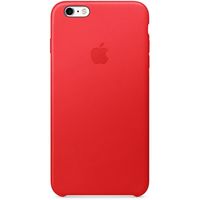 Apple Leder-Case Rot für das Apple iPhone 6(s) Plus