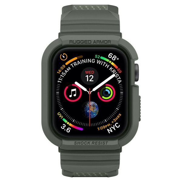 Spigen Rugged Armor™ Pro Hülle für Apple Watch 44 mm / 45 mm - Grün