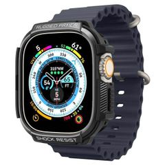 Spigen Rugged Armor™ Case für die Apple Watch Ultra (2) - 49 mm - Schwarz