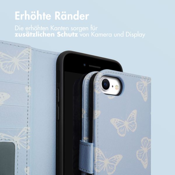 imoshion ﻿Design Klapphülle für das iPhone SE (2022 / 2020) / 8 / 7 / 6(s) - Butterfly