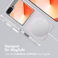 imoshion Color Guard Back Cover mit MagSafe für das Samsung Galaxy Z Flip 6 - Weiß