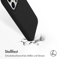 Accezz Liquid Silikoncase mit MagSafe für das Apple iPhone 14 Pro - Schwarz