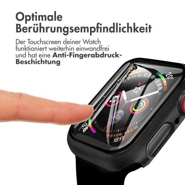 imoshion Full Cover Hard Case Apple Watch 7 / 8 / 9 - 41 mm - Schwarz