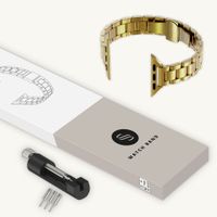 Selencia Slim Stahlgliederarmband für Apple Watch | 38/40/41/42 mm - Gold