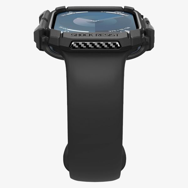 Spigen Rugged Armor™ Hülle für Apple Watch Series 10 / 11 - 42 mm - Matte Black