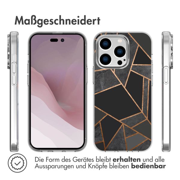 imoshion Design Hülle iPhone 14 Pro - Black Graphic