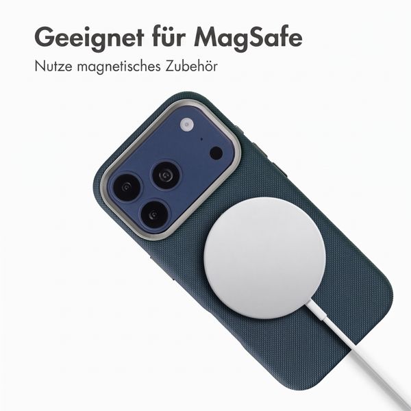 Accezz Mesh Backcover mit MagSafe Apple iPhone 17 Pro - Dunkelblau