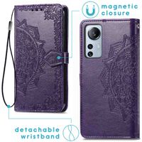 imoshion Mandala Klapphülle Xiaomi 12 Lite - Violett