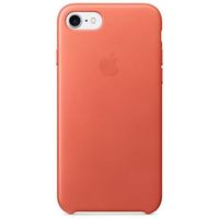 Apple Leder-Case Orange für das Apple iPhone SE (2022 / 2020) / 8 / 7