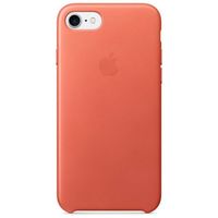 Apple Leder-Case Orange für das iPhone SE (2022 / 2020) / 8 / 7