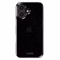 Holdit Glitzer Case Apple iPhone 16 - Schwarz