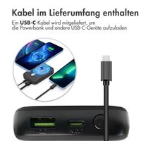 imoshion MagSafe Powerbank - 10.000 mAh - Kabellose Powerbank - Schwarz