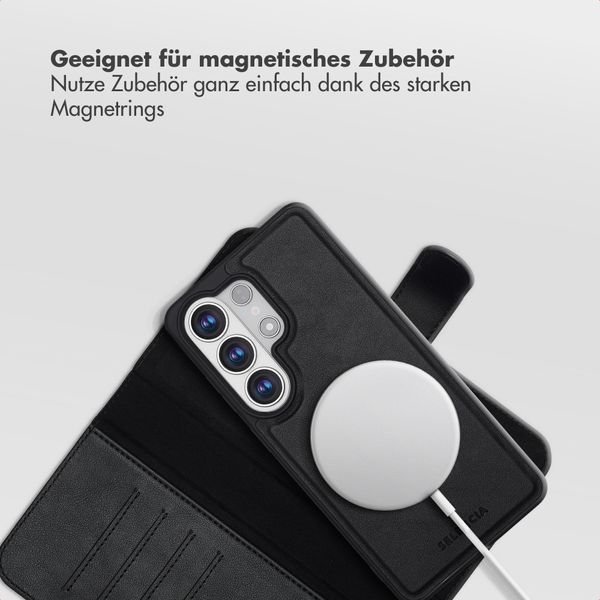 Selencia Olyn Abnehmbare Bookcase mit MagSafe Samsung Galaxy S26 Ultra - Schwarz
