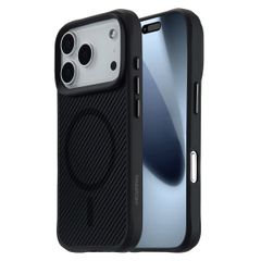 imoshion Rugged Hybrid Carbon Case mit MagSafe Apple iPhone 17 Pro - Schwarz