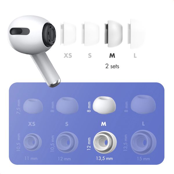 imoshion Silikontips 2-pack Apple AirPods Pro 1 / 2 - M