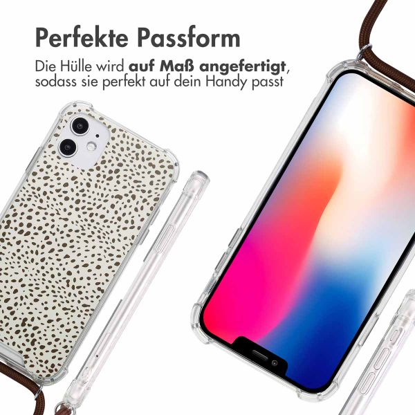 imoshion Design Hülle mit Band Apple iPhone 11 - Desert Dots