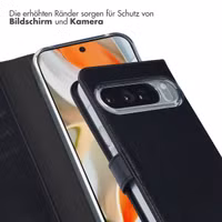 Selencia Echtleder Klapphülle Google Pixel 10 Pro XL - Schwarz