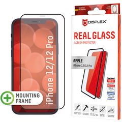 Displex Bildschirmschutzfolie Real Glass Full Cover für das Apple iPhone 12 (Pro)