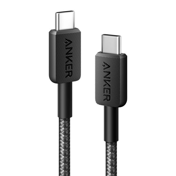 Anker USB-C auf USB-C Kabel 322 | Geflochten - 90 cm - Schwarz