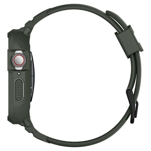 Spigen Rugged Armor™ Pro Hülle für Apple Watch 44 mm / 45 mm - Grün