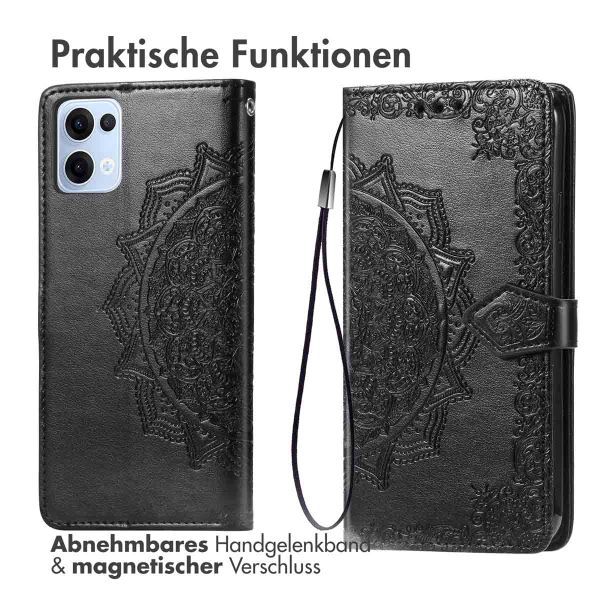 imoshion Mandala Klapphülle Oppo Reno 13 - Schwarz