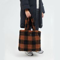 Wouf Teddy Tote Bag - Umhängetasche - Brownie