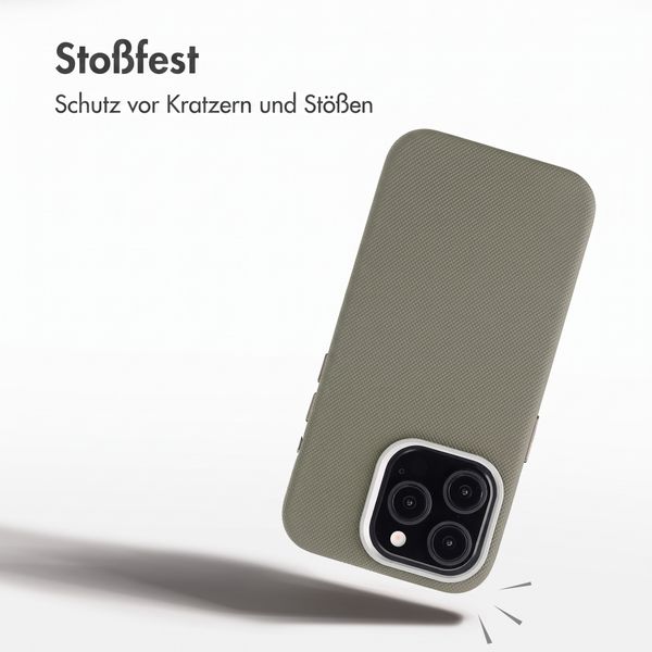 Accezz Mesh Backcover mit MagSafe Apple iPhone 15 Pro - Dunkelgrau