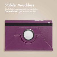 imoshion 360° drehbare Klapphülle Galaxy Tab S6 Lite / Tab S6 Lite (2022) / Tab S6 Lite (2024) - Violett