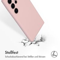 Accezz Liquid Silikoncase für das Samsung Galaxy S24 Ultra - Rosa