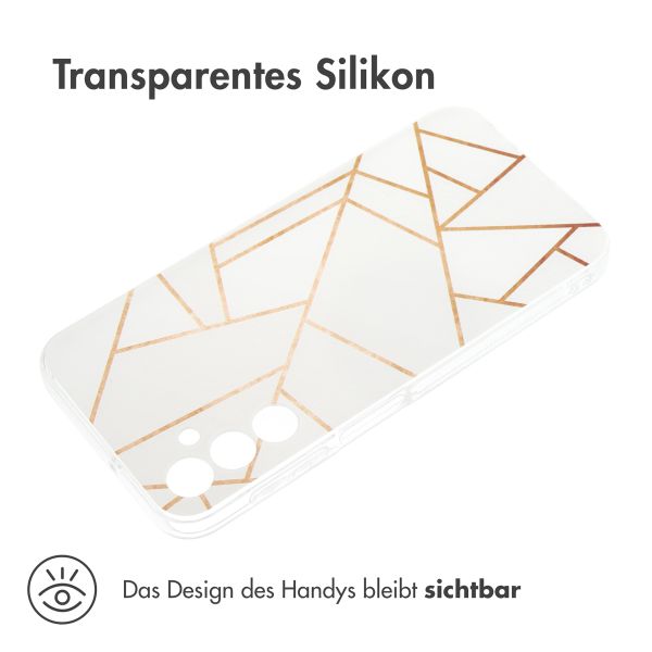 imoshion Design Hülle Samsung Galaxy A25 (5G) - White Graphic