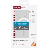 ZAGG Crystal Palace Snap Backcover MagSafe für das iPhone 14 Pro - Transparent