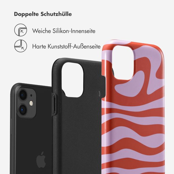 Selencia Vivid Back Cover Apple iPhone 11 - Dream Swirl Pink