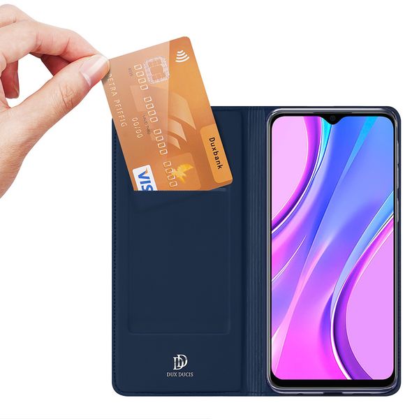 Dux Ducis Slim TPU Klapphülle für Xiaomi Redmi 9 - Dunkelblau