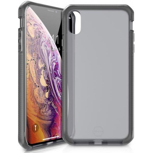 Itskins Supreme Frost Backcover iPhone Xs / X - Schwarz / Grau