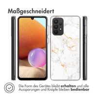 imoshion Design Hülle für das Samsung Galaxy A33 - White Marble