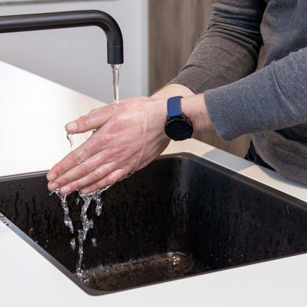 imoshion Silikon Sportarmband -   Universelle 20 mm Anschluss - Dunkelblau