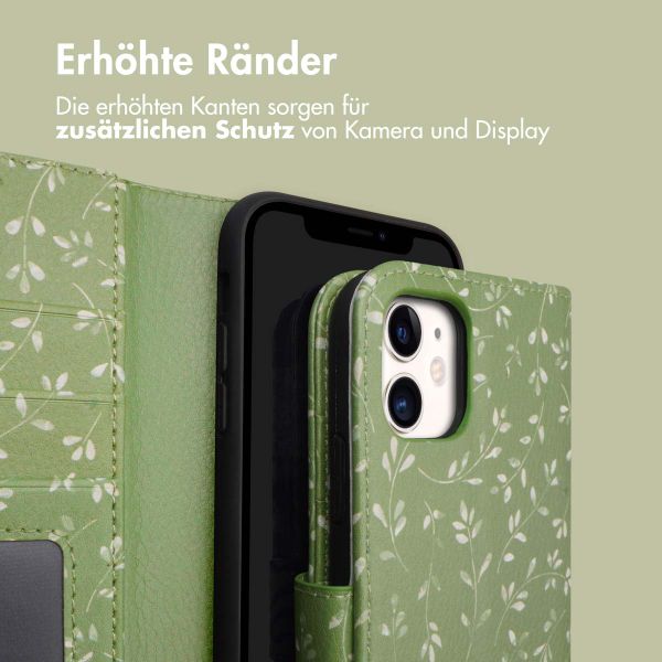 imoshion Design Klapphülle Apple iPhone 11 - Green Flowers