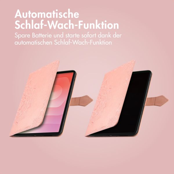 imoshion Mandala Klapphülle Samsung Galaxy Tab S11 Ultra - Rose Gold
