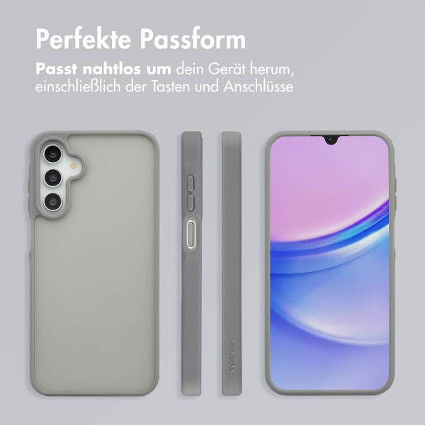 imoshion Color Guard Back Cover für das Samsung Galaxy A15 - Grau