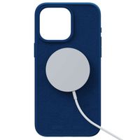 Njorð Collections Wildleder Comfort+ Case MagSafe für das iPhone 15 Pro Max - Blue