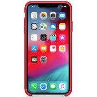 Apple Silikon-Case Rot für das Apple iPhone X