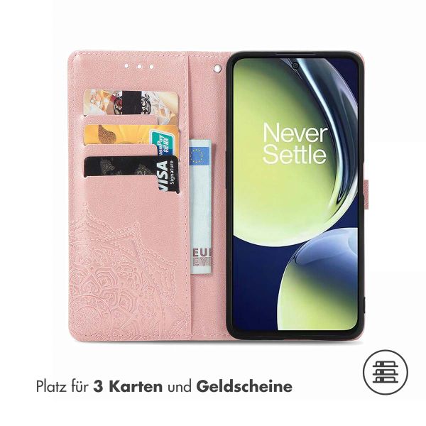 imoshion Mandala Klapphülle für das OnePlus Nord CE 3 Lite - Rose Gold