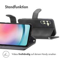 imoshion Klapphülle mit Kordel Samsung Galaxy A25 (5G) - Schwarz